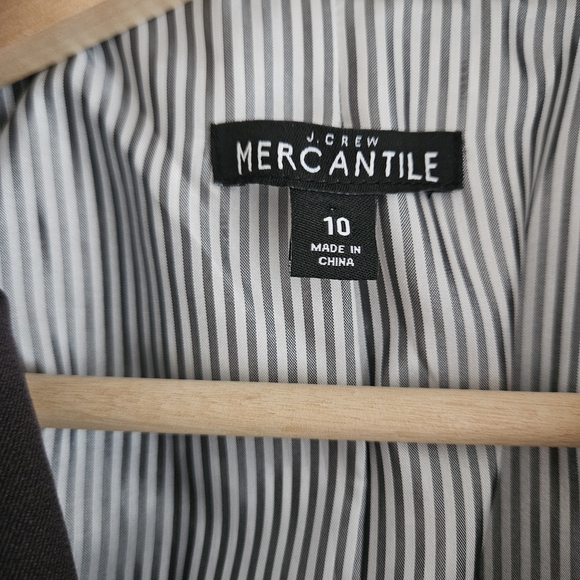 J. Crew Dark Brown Blazer with Gold Buttons Schoolboy Mercantile - Picture 4 of 7